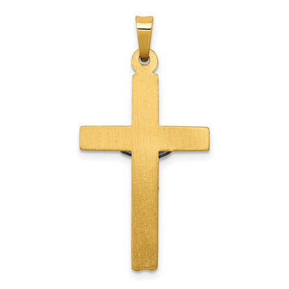 14k Two-tone 14k Two-tone INRI Hollow Crucifix Pendant