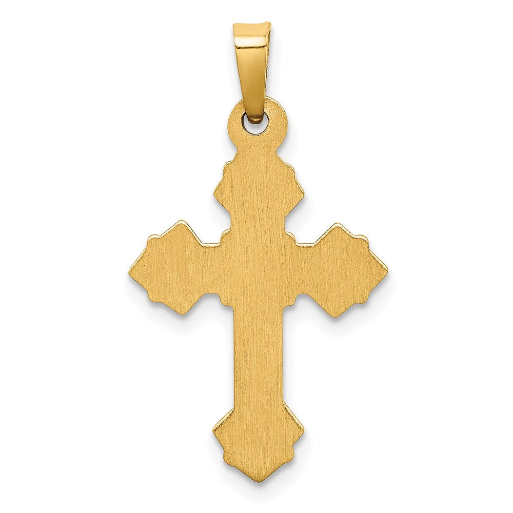 14k Two-tone 14k Two-tone INRI Hollow Crucifix Pendant