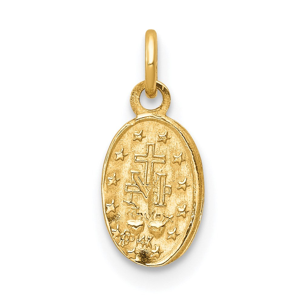 14k Yellow Gold 14k Miraculous Medal Charm