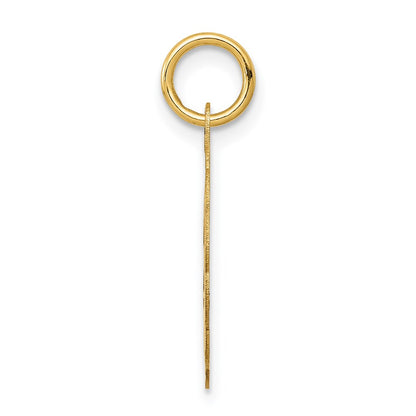 14k Yellow Gold 14k Solid Star of David Disc Charm