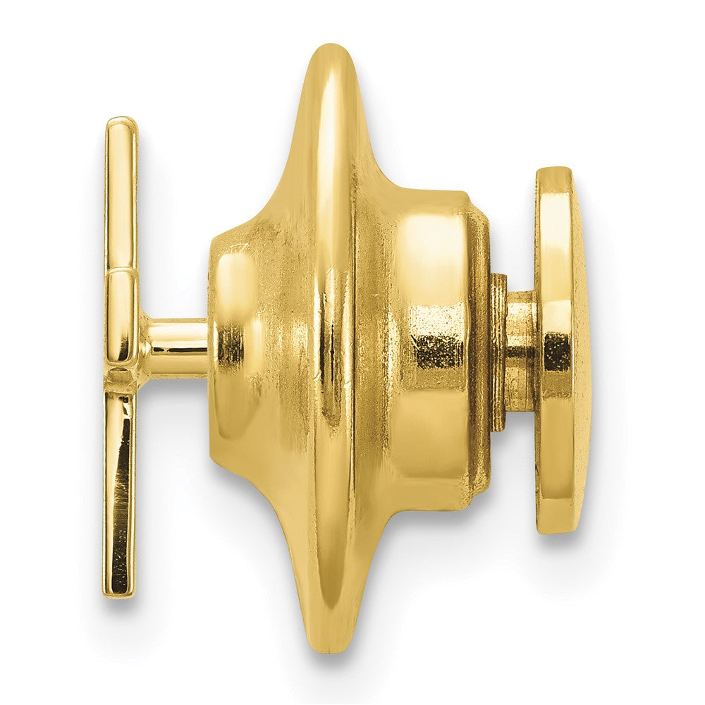 14K Yellow Gold Cross Tie Tac