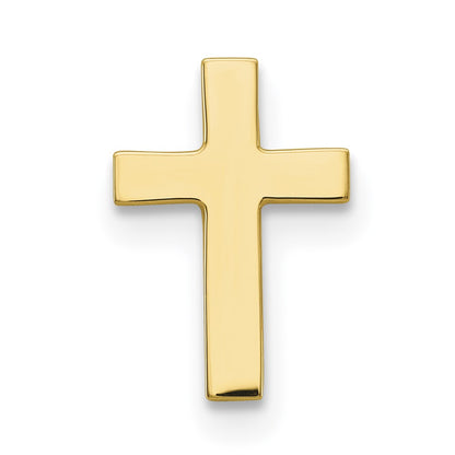 14K Yellow Gold Polished Cross Tie Tac