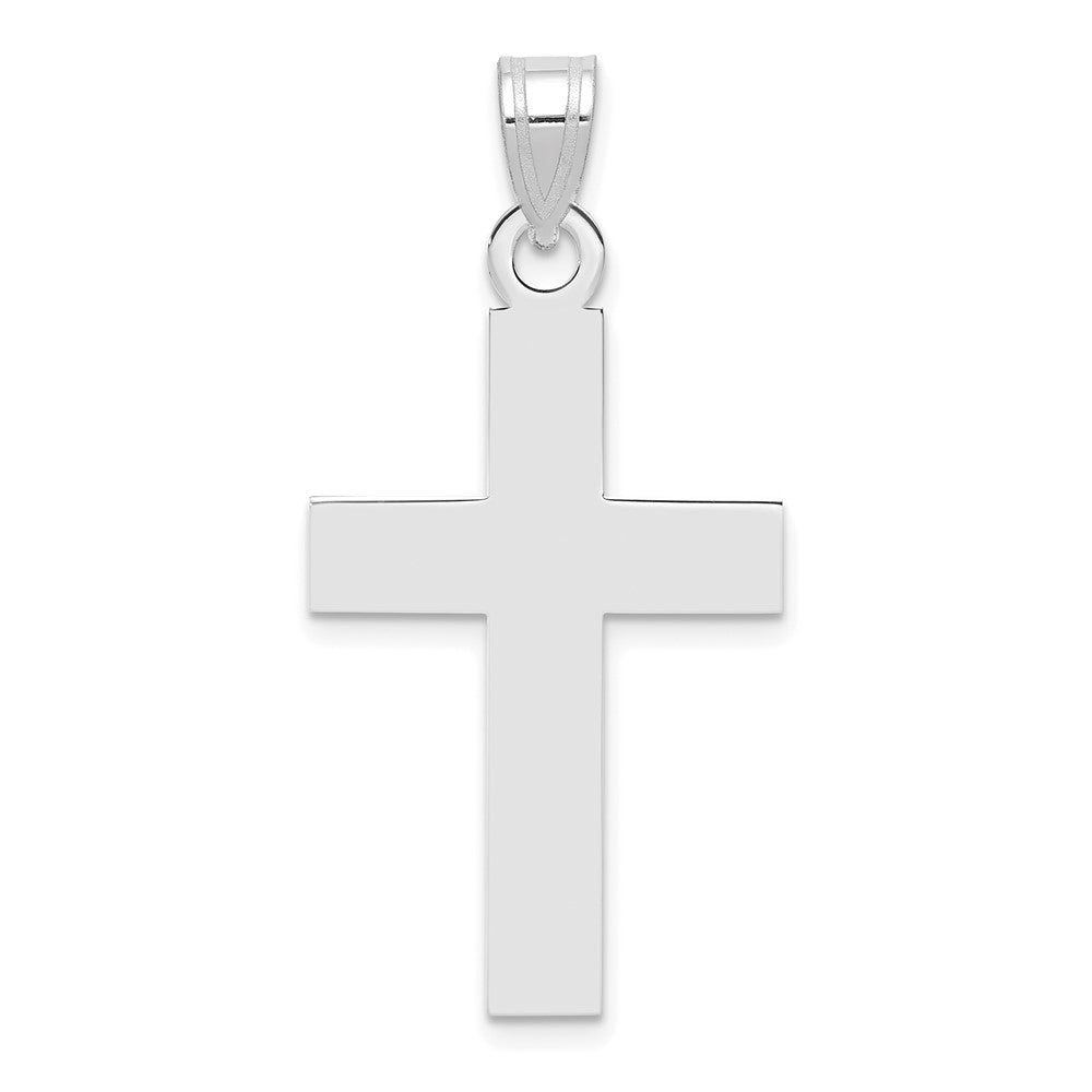 14k White Gold 14k White Gold Polished Cross Charm