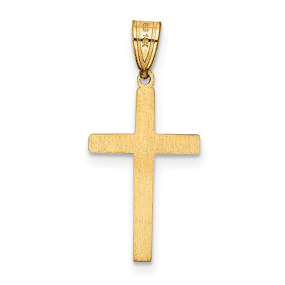 14k Yellow Gold 14k Cross Charm