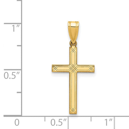 14k Yellow Gold 14k Cross Charm
