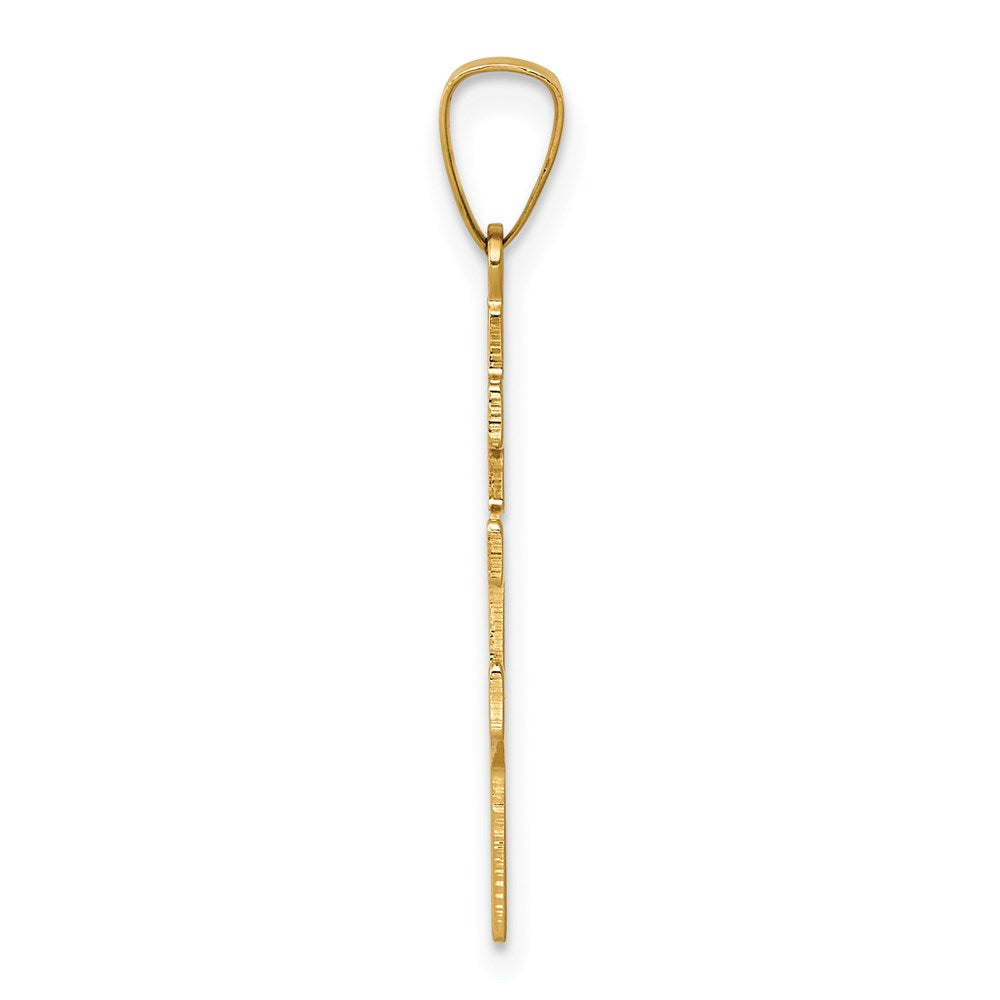 14k Yellow Gold 14k Eastern Orthodox Cross Charm