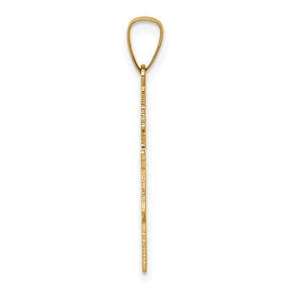 14k Yellow Gold 14k Eastern Orthodox Cross Charm