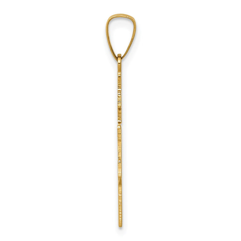 14k Yellow Gold 14k Eastern Orthodox Cross Charm