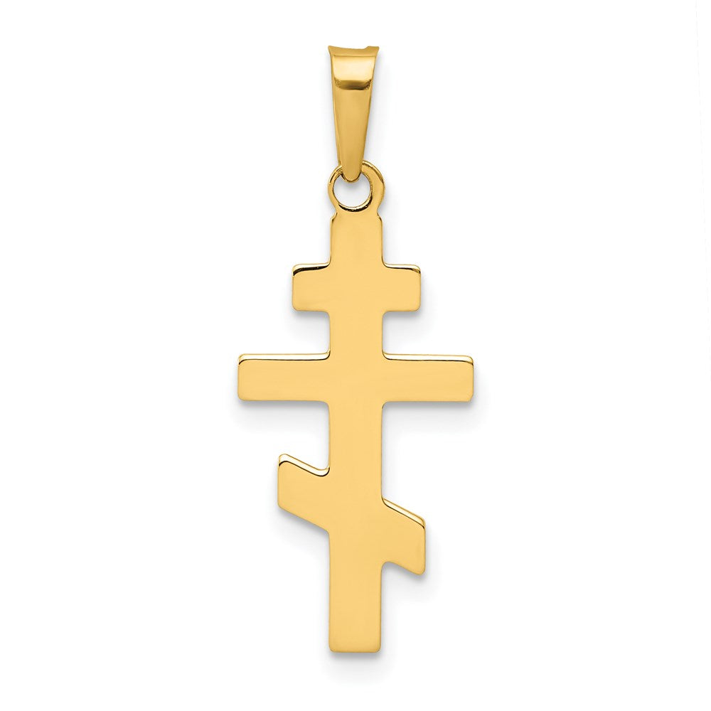 14k Yellow Gold 14k Eastern Orthodox Cross Charm