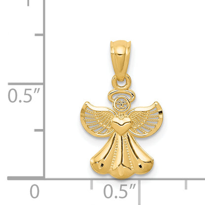 14k Yellow Gold 14k Polished Angel Pendant