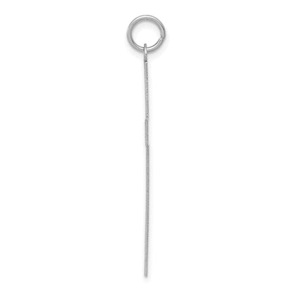 14k White Gold 14K White Gold Laser Designed Cross Pendant