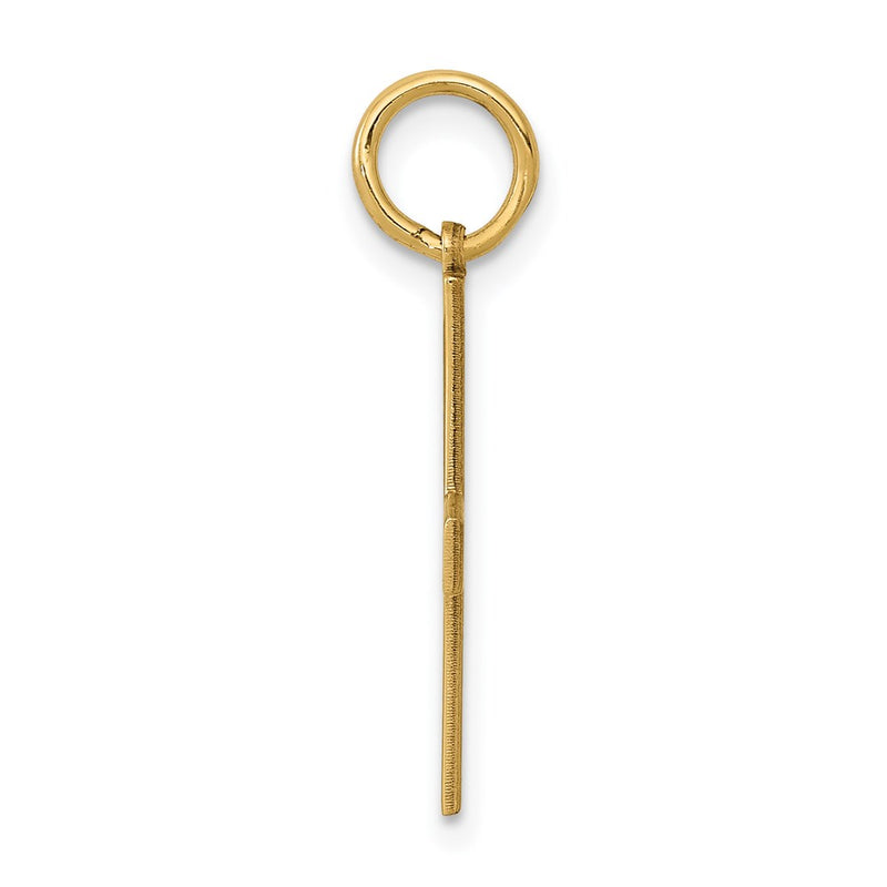14k Yellow Gold 14K Laser Designed Greek Cross Charm