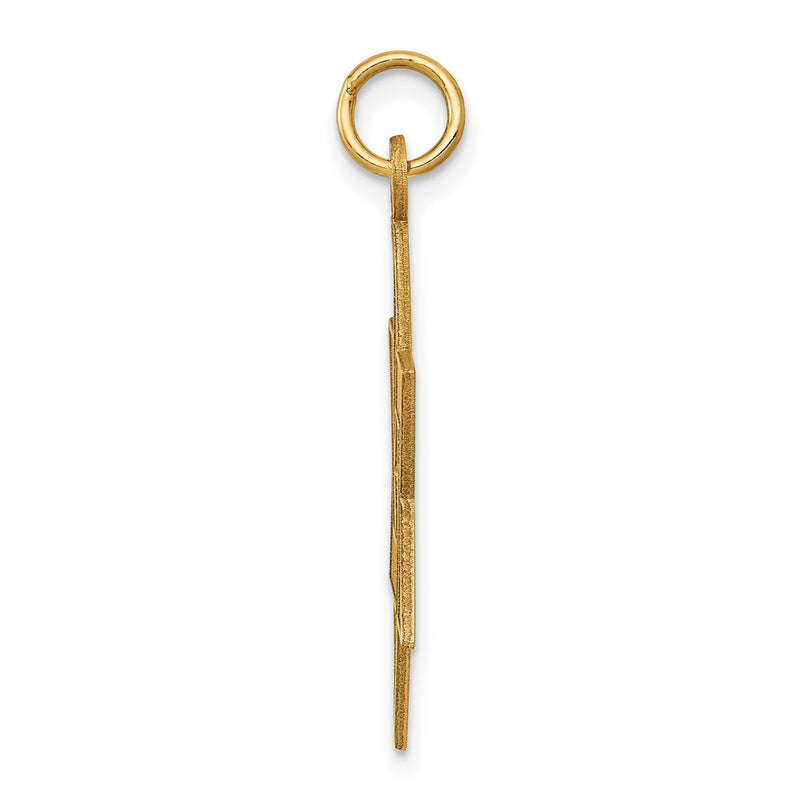 14k Yellow Gold 14K Laser Designed Star of David Pendant