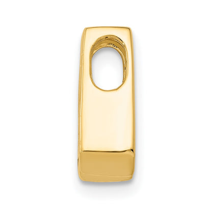 14k AA 4mm Diamond Slide