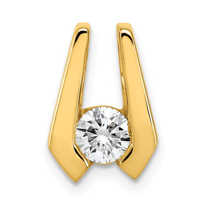 14k A 4.5mm Diamond Slide