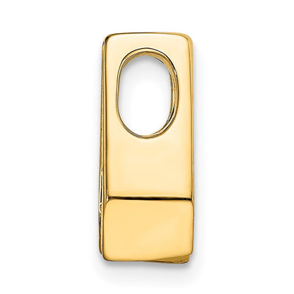 14k AAA 4.5mm Diamond Slide