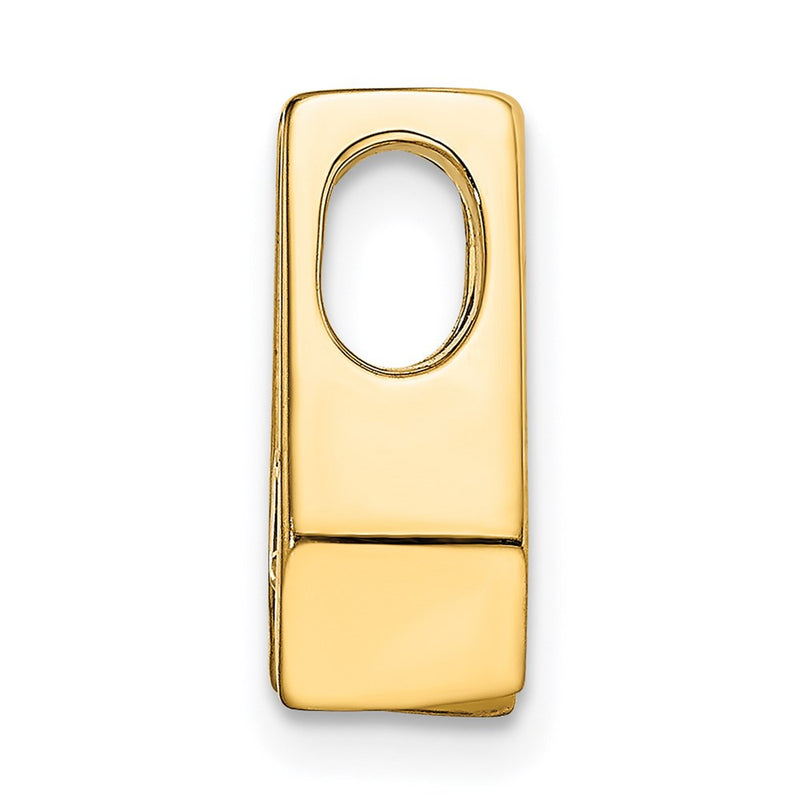 14k AAA 4.5mm Diamond Slide