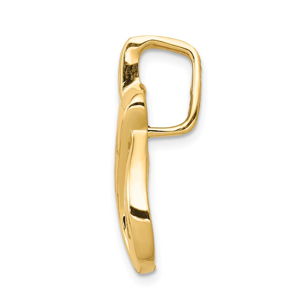 14k AAA Diamond Peg Slide