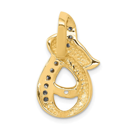 14k VS Diamond Peg Slide