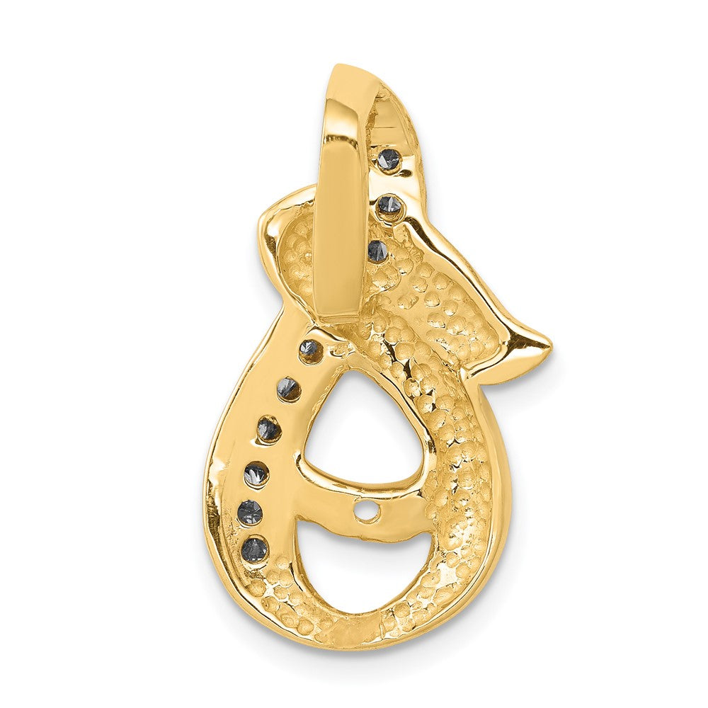 14k AA Diamond Peg Slide