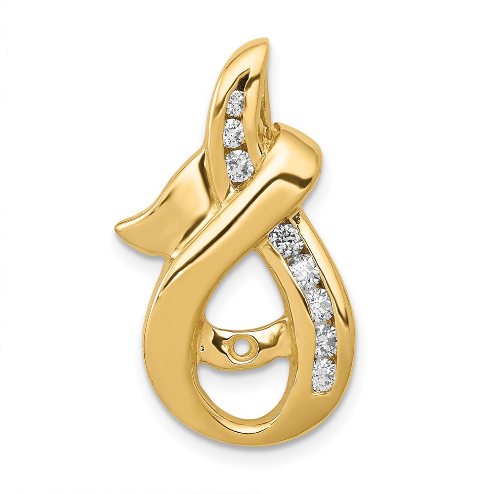 14k AA Diamond Peg Slide