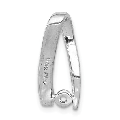 14k White Gold AA Diamond Peg Slide