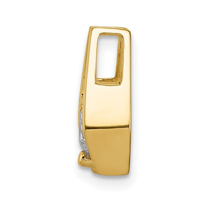 14k 5.25mm AAA Diamond Slide