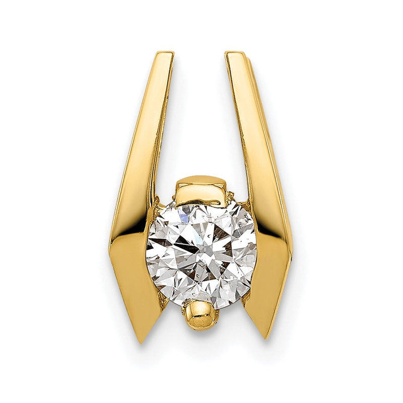 14k 5.25mm AAA Diamond Slide