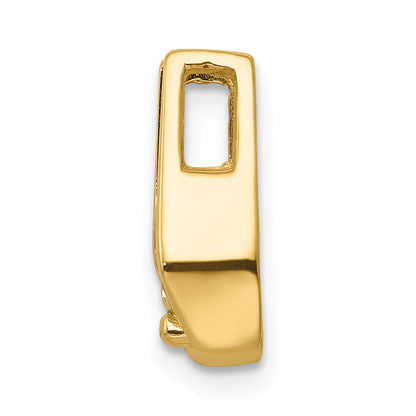 14k 4.75mm AAA Diamond Slide