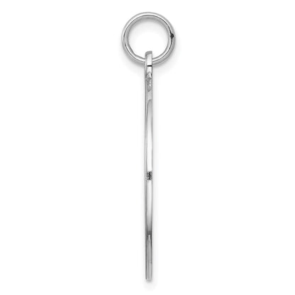 Sterling Silver Rhodium-Plated U.s. Navy Disc