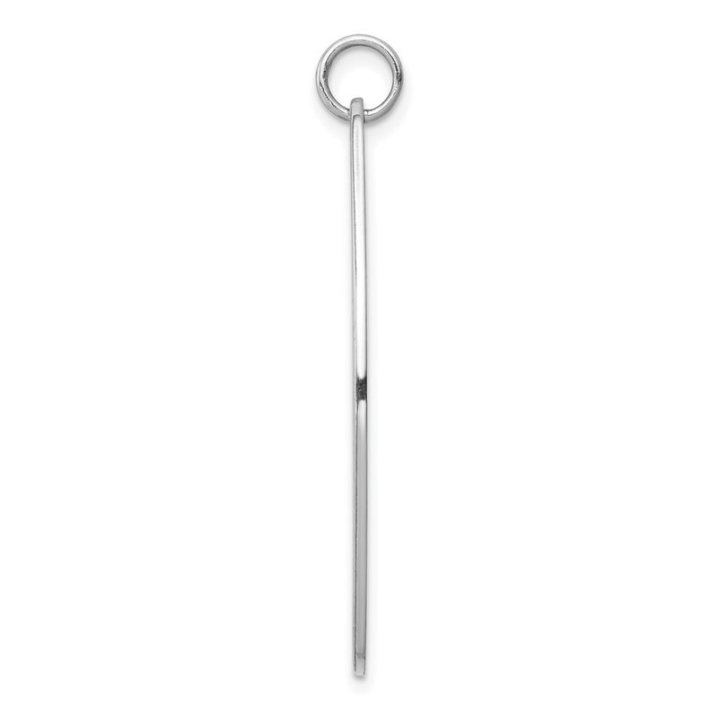 Sterling Silver Rhodium Plated Medical Jewelry Pendant
