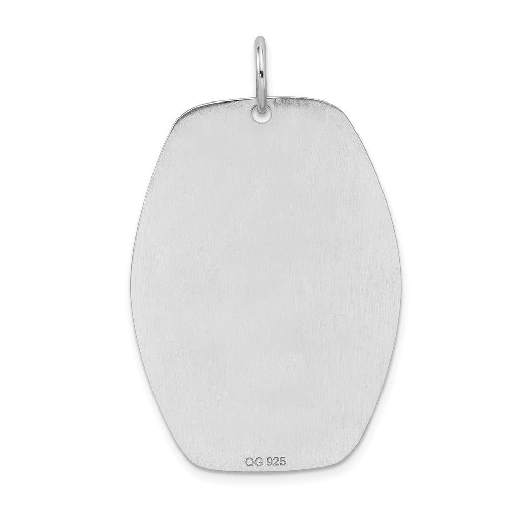Sterling Silver Rhodium Plated Medical Jewelry Pendant