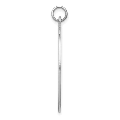 Sterling Silver Rhodium Plated Medical Jewelry Pendant