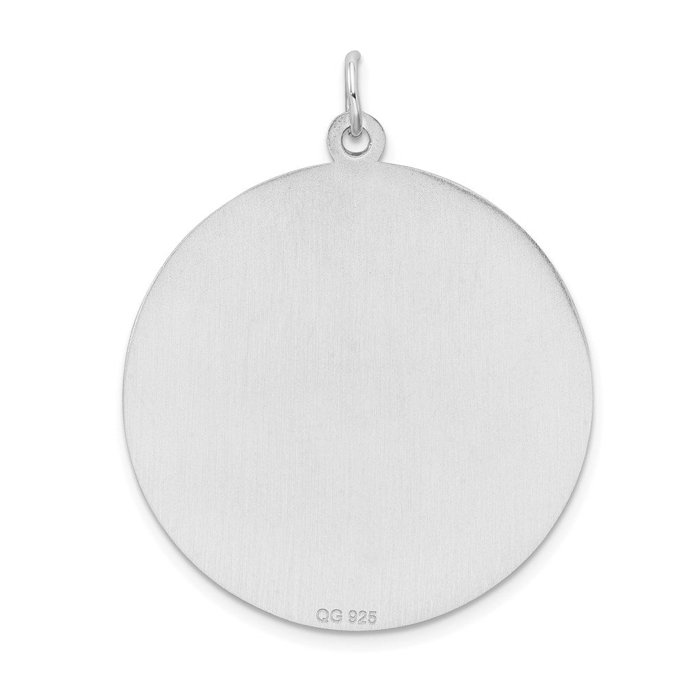 Sterling Silver Rhodium Plated Medical Jewelry Pendant