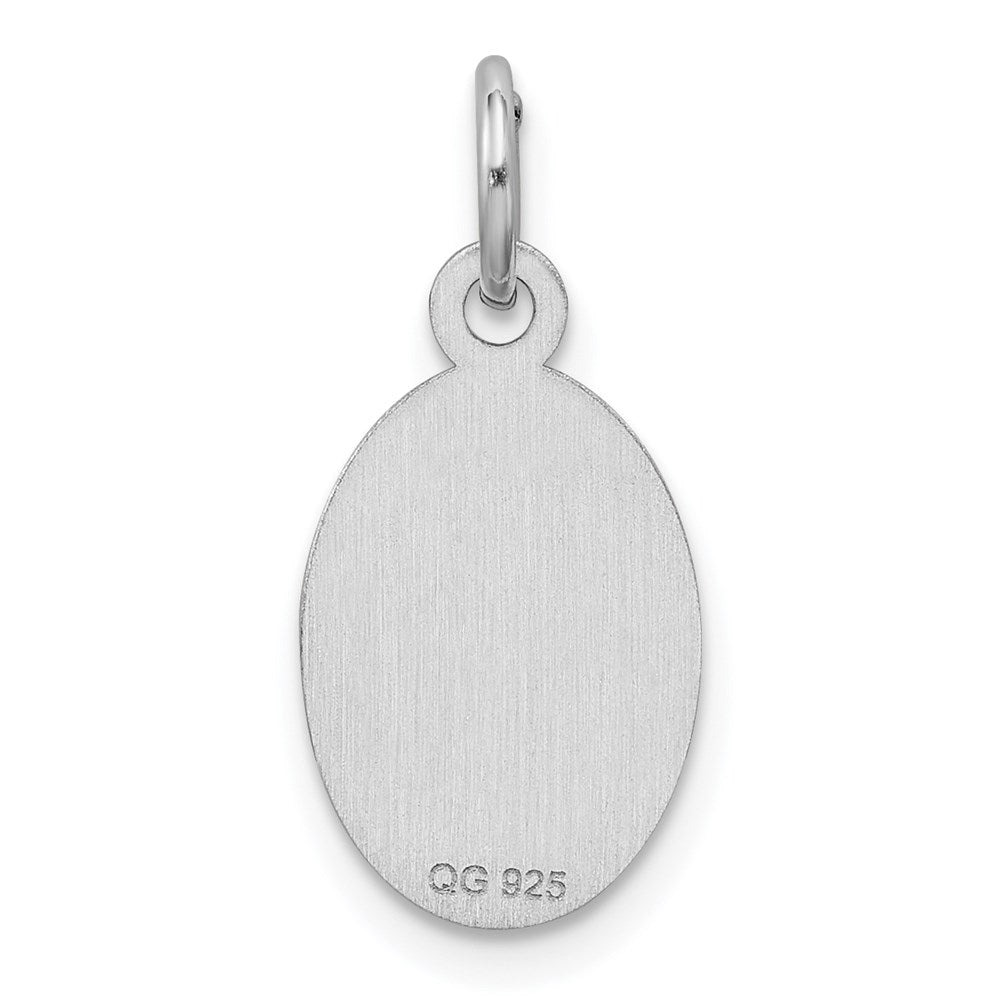 Sterling Silver Rhodium Plated Medical Jewelry Charm