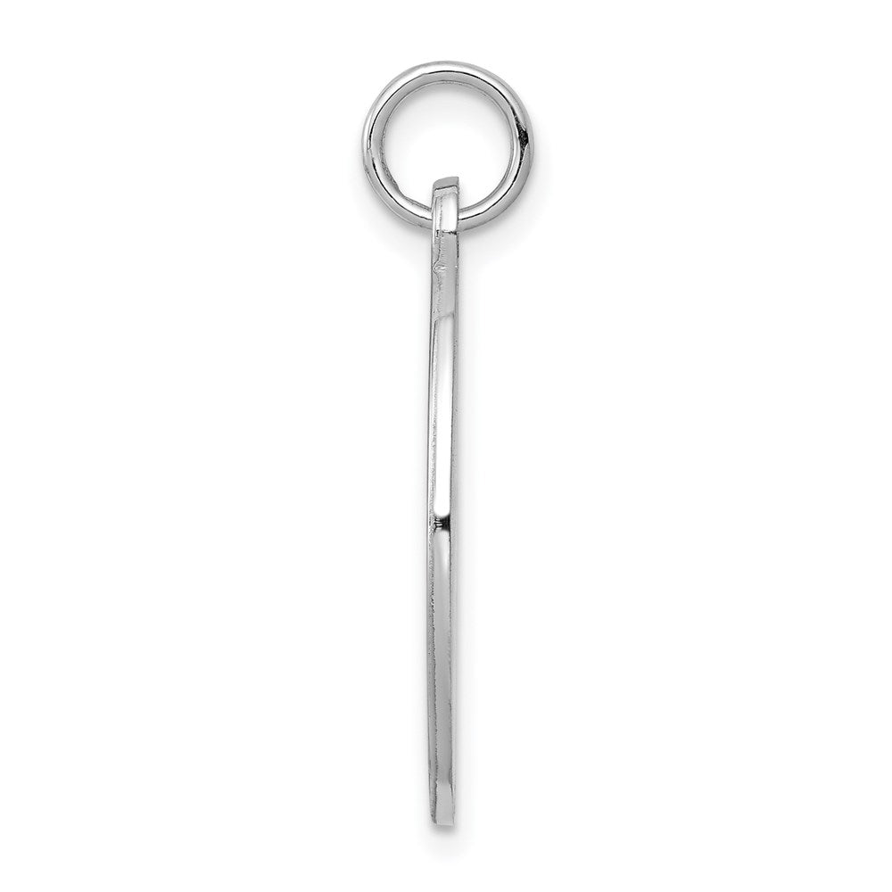 Sterling Silver Rhodium Plated Medical Jewelry Pendant
