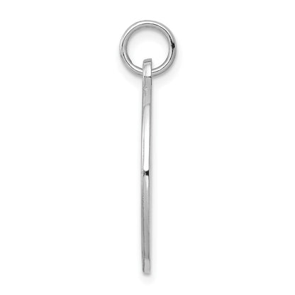 Sterling Silver Rhodium Plated Medical Jewelry Pendant
