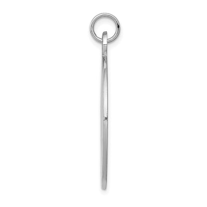 Sterling Silver Rhodium Plated Medical Jewelry Pendant