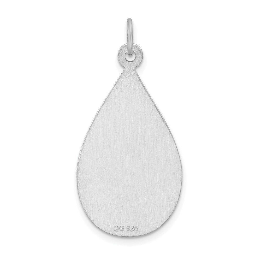 Sterling Silver Rhodium Plated Medical Jewelry Pendant