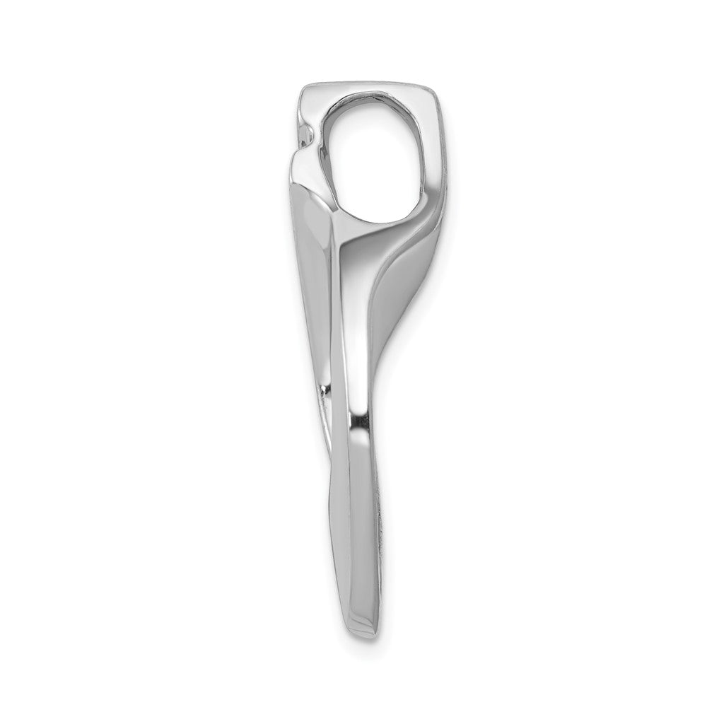 14k White Gold Holds 7 1.9mm stones  A Diamond Slide