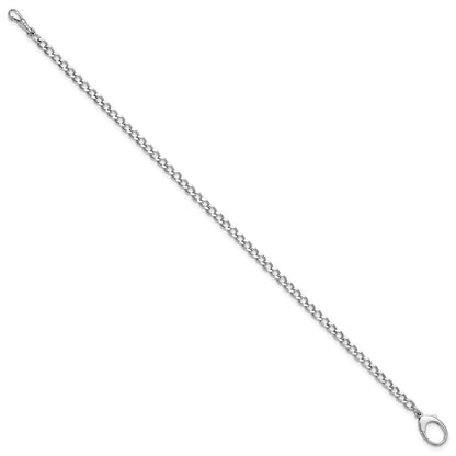 Charles Hubert 11.5 Inch Solid Silver Pocket Watch Chain