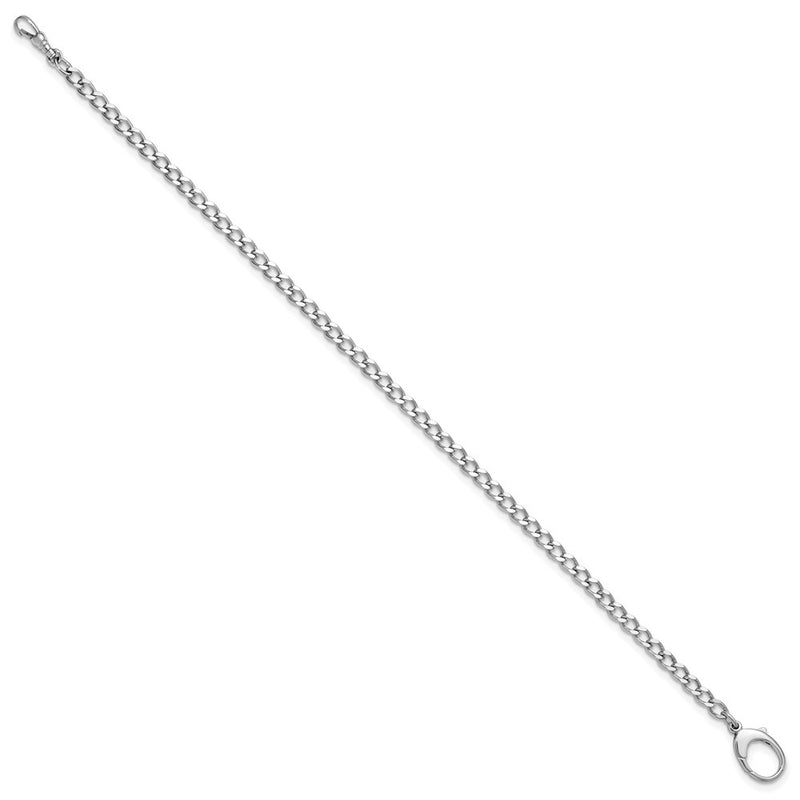 Charles Hubert 11.5 Inch Solid Silver Pocket Watch Chain