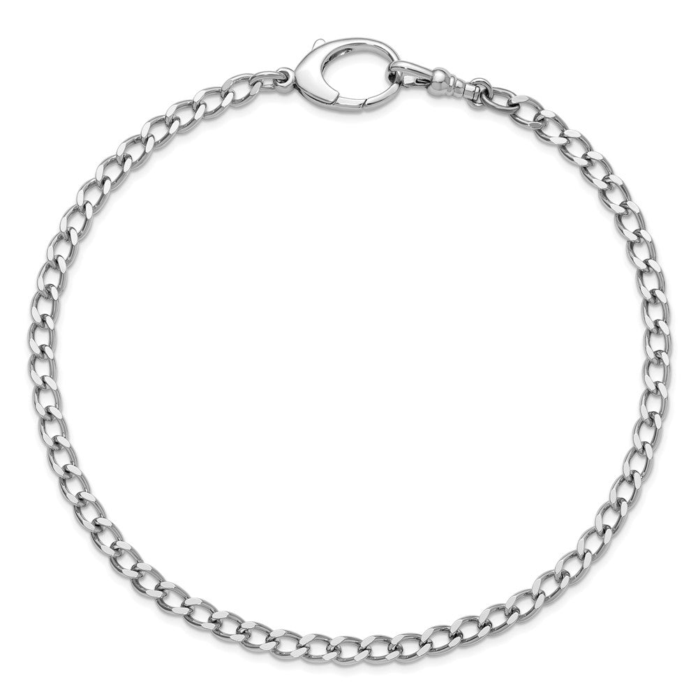 Charles Hubert 11.5 Inch Solid Silver Pocket Watch Chain