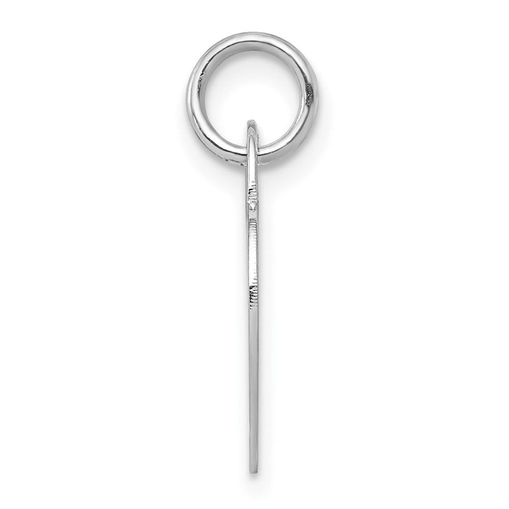 14k White Gold 14k White Gold Small Engravable Heart