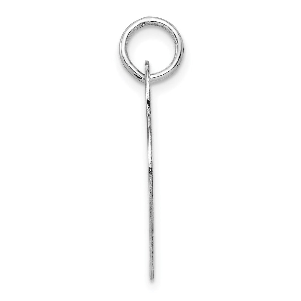 14k White Gold 14k White Gold Large Engravable Heart