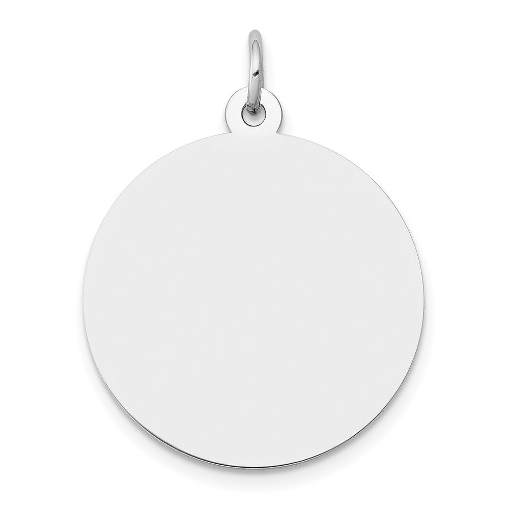 14k White Gold 14K White Gold Round Disc Charm