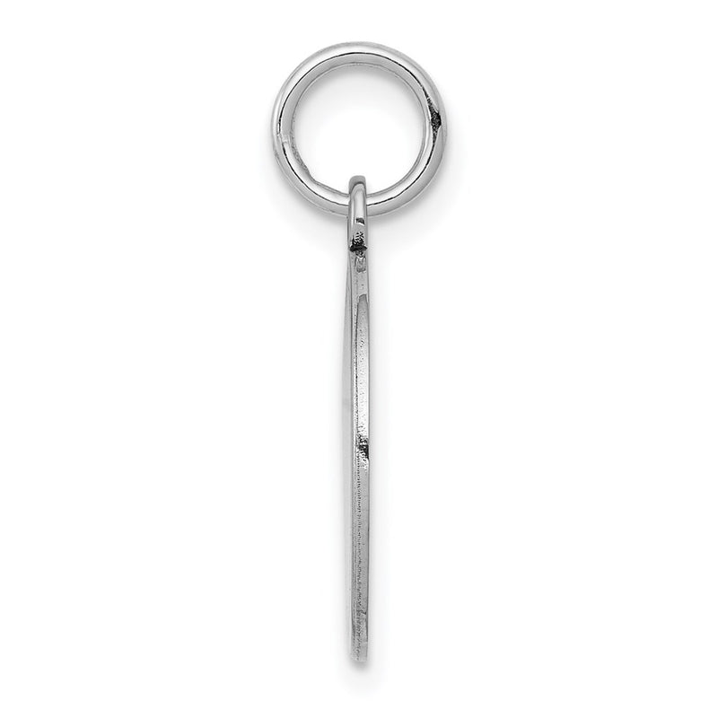 14k White Gold 14k White Gold w/Enamel .027 Gauge Circular Engravable Disc
