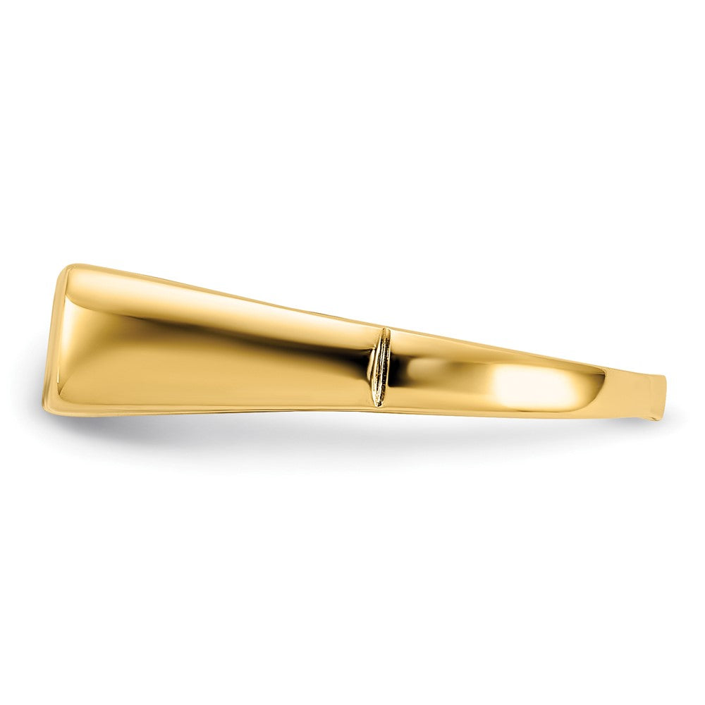 14K Yellow Gold Aa Diamond Men'S Ring