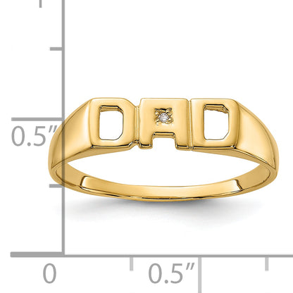 14K Yellow Gold Vs Diamond Men'S Ring