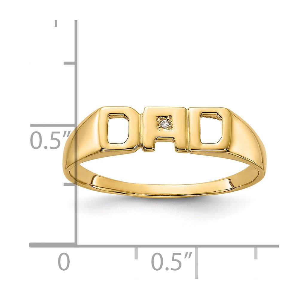 14K Yellow Gold Vs Diamond Men'S Ring